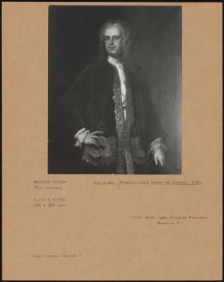 Sir Samuel Pennant, Lord Mayor Of London, 1749