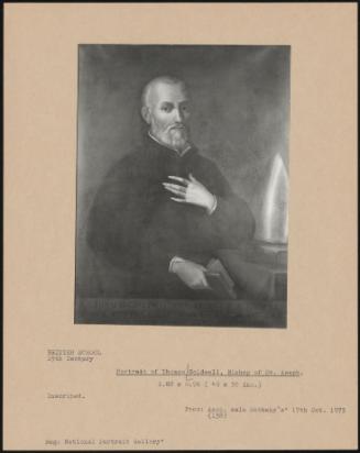 Portrait Of Thomas Goldwell, Bishop Of St Asaph