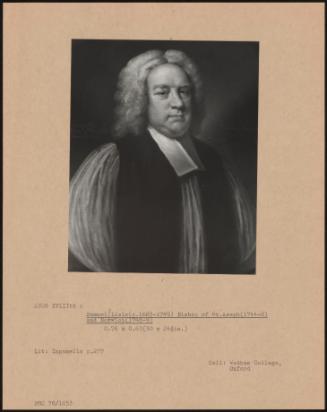 Samuel Lisle(ca. 1683–1749) Bishop Of St Asaph(1744–8) And Norwich(1748–9)