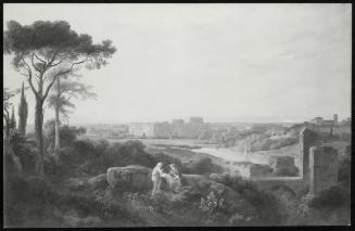 The Baths Of Caracalla, From The Palatine Hill, Rome