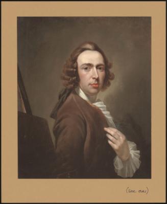 Self–portrait In A Brown Coat, By An Easel