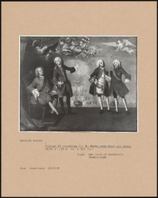 George II Receiving Sir E Hawke With Pitt Anson