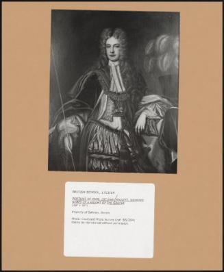 Portrait Of John, 1st Earl Poulett, Wearing Robes Of A Knight Of The Garter