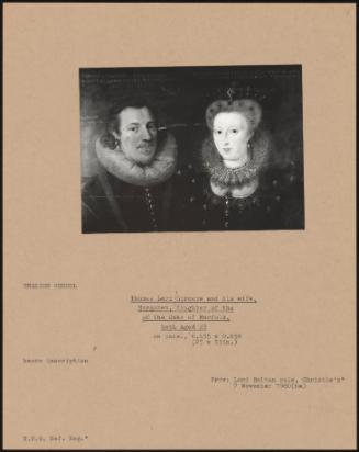 Thomas Lord Sroope And His Wife, Margaret, Daughter Of The Of The Duke Of Norfolk, Both Aged 22
