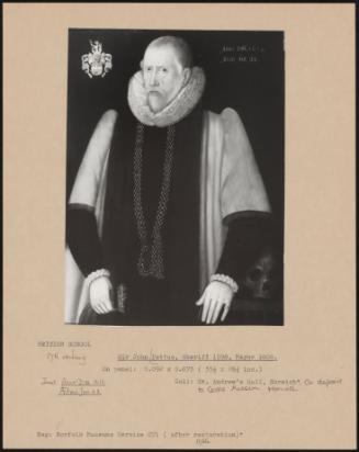 Sir John Pettus, Sheriff 1598, Mayor 1608