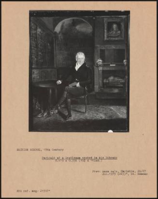 Portrait Of A Gentleman Seated In His Library