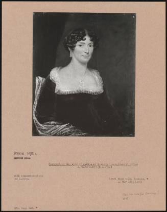 Portrait Of The Wife Of A Shaw Of Usworth House, Usworth, Durham