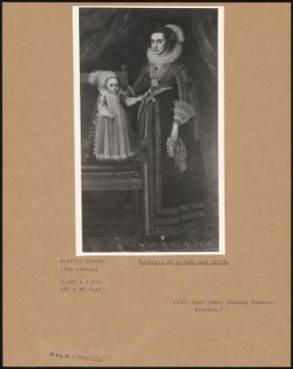 Portrait Of A Lady And Child