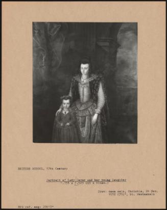 Portrait Of Lady Dover And Her Young Daughter