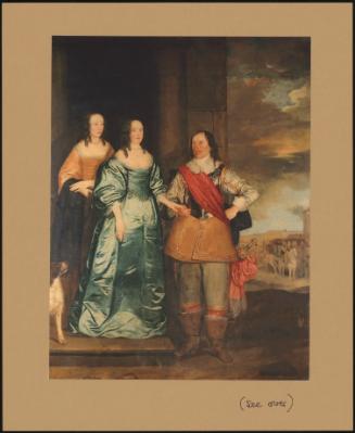 Group Portrait Of Sir Nicholas Miller (D 1658) Of Oxenhoath, Kent, With His Wife, Anne, And One Of His Daughters