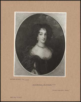 Sarah Fanshawe, Nee Evelyn (D 1717)