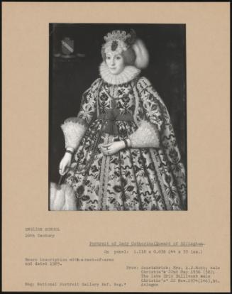 Portrait Of Lady Catherine Howard Of Effingham