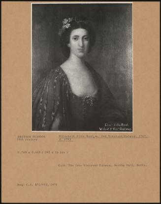Elizabeth Villa Real, M 2nd Viscount Galway, 1747, D 1792