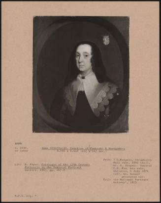 Anne Clifford, Countess Of Pembroke & Montgomery