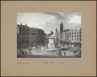 Charing Cross With Northumberland House & The Statue Of Charles II