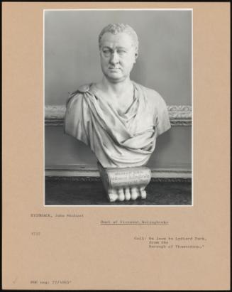 Bust of Viscount Bolingbroke