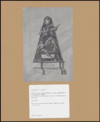 A Design for the Monument to Earl Stanhope in Westminster Abbey