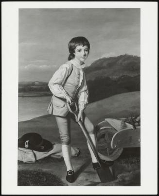 Sir William With A Spade, 1772-75 (Portrait Of Sir William Clayton, Bt When A Boy)