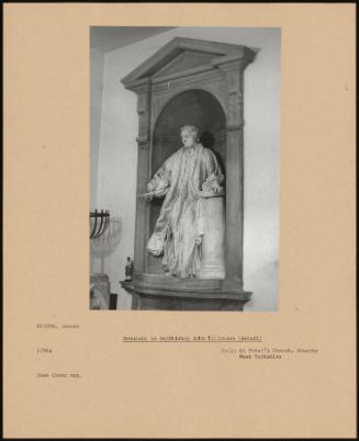Monument To Archbishop John Tillotson (detail)