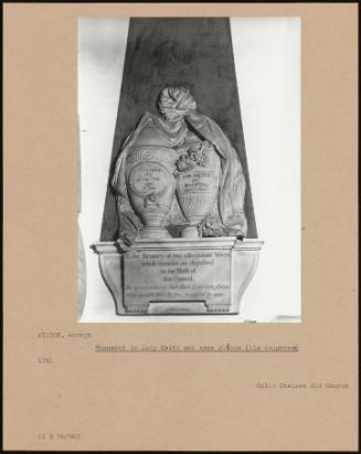 Monument To Lucy Smith And Anne Wilton (His Daughter)