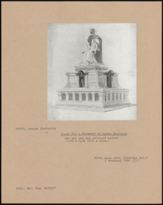 Study for a Monument to Queen Victoria