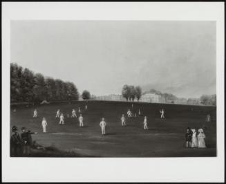 The First Grand Match Of Cricket Played By Members Of The Royal Amateur Society At Hampton Court On Wednesday, August 3rd, 1836