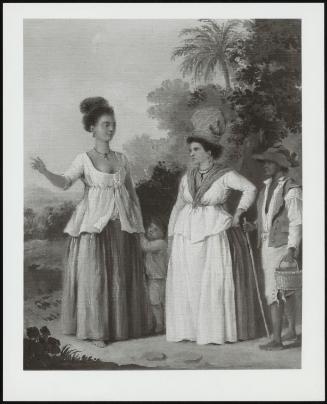 Two Carib Women, A Child Holding The Hand Of One, One Of A Set Of Seven