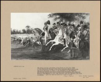 The Grand Review In Windsor Great Park On 5th June 1844 Of The Household Troops --The 17th Lancers--Royal Artillery And 47th Regiment Of Foot In The Presence Of Her Majesty And Prince Albert And Their Illustrious Visitors, His Imperial Majesty The Emperor Of All The Russians, And His Majesty The King Of Saxony