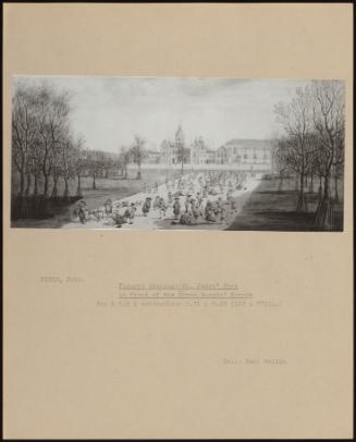 Figures Skating: St. James' Park In Front Of The Horse Guards' Parade