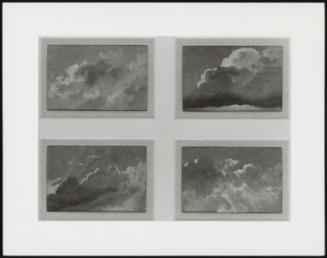 Set of Four Sky Studies in One Frame