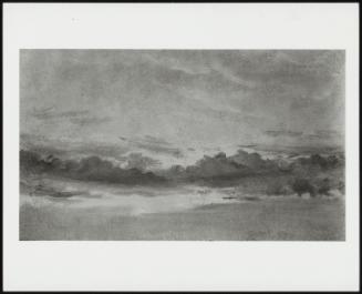 A Cloud Study–Sunset, ca. 1820-25