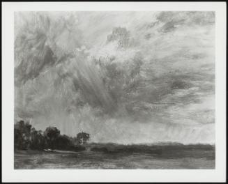 Landscape with a Grey Windy Sky, ca. 1833 (Storm Clouds)