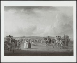 George III Reviewing Troops On Wimbledon Common