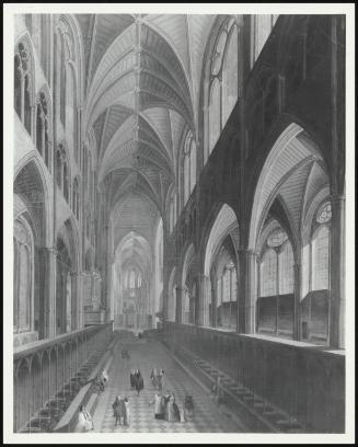 The Interior Of Westminster Abbey