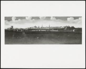 View Of Shrewsbury, Showing Shrewsbury Abbey - One Of A Pair