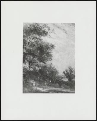 Landscape With Trees And A Figure