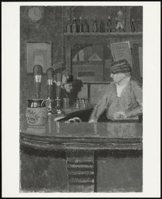 The Princess Of Wales Pub, Trafalgar Square: Mrs Francis Behind The Bar
