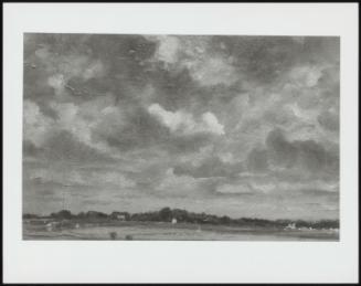 Extensive Landscape with Grey Clouds