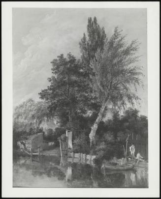 The Wensum At Thorpe: Boy Bathing