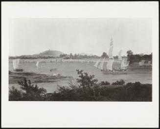 Ganges Landscape (A View On The Ganges, India)