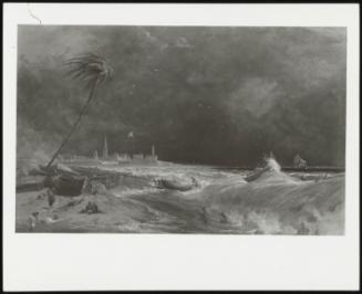 Approaching Storm, Madras, 1833 (An Indian Coast Scene With An Approaching Storm)