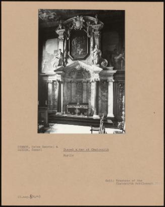 Chapel Altar At Chatsworth