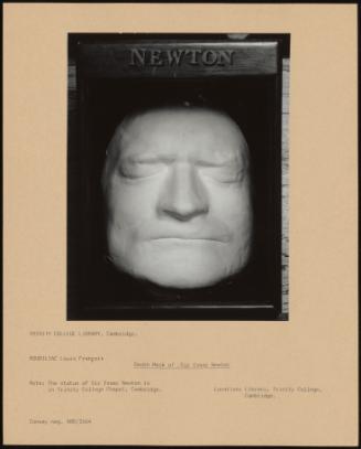 Death Mask Of Sir Isaac Newton