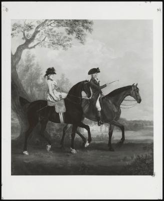 Hon Marcia And Hon George Pitt Riding In The Park Of Stratfield Saye House, 1782