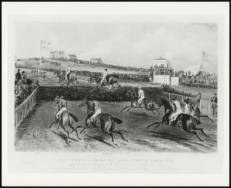 Set of Four: the Liverpool Great National Steeple-Chase, 1839 Plate 3