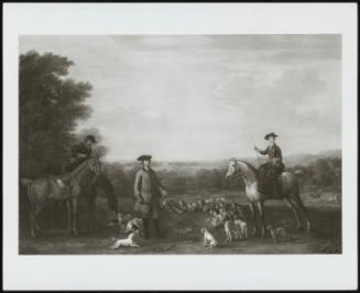 Lady On Horseback With Huntsmen And Hounds, 1748 (Lady Mary Churchill With Hounds And Huntsmen At Windsor)