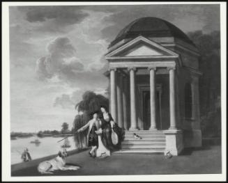 David Garrick And His Wife By His Temple To Shakespeare, Hampton