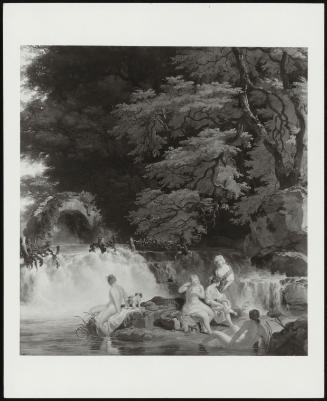 Nymphs Bathing, a View of the Salmon Leap at Leixlip, 1783 (The Bathers)