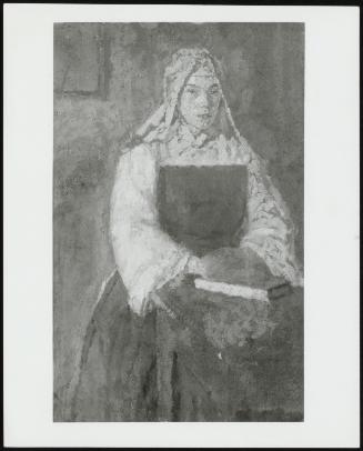 Study Of A Nun Seated At A Table