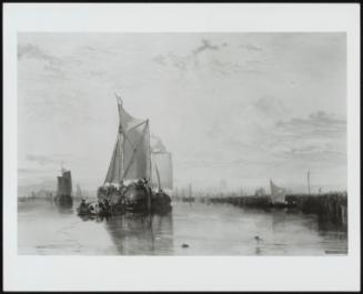 Dort Or Dordrecht: the Dort Packet-Boat From Rotterdam Becalmed